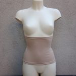 Banda faja para cubrir bolsa de ostomia mujer color beige