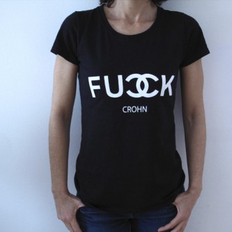 camiseta fuck crohn